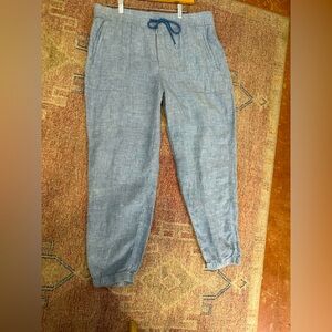 Athleta women’s plus size 16 linen drawstring pants